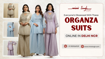 Everyone’s Obsessed With These Organza Suits Online in Delhi NCR