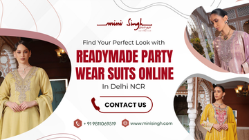 Find Your Perfect Look with Readymade Party Wear Suits Online in Delhi NCR